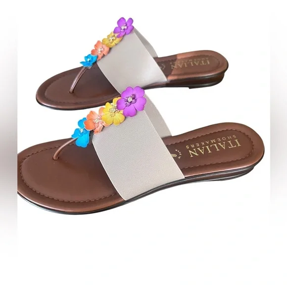 Italian Shoemakers Merry slip on sandal , new in box, size 11 - Picture 2 of 9